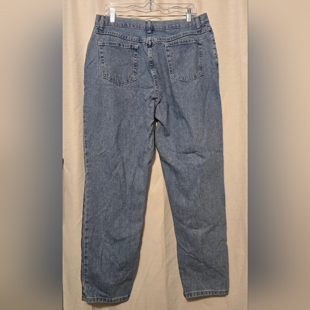 Vintage 90s Chic Blue Jeans Quility Icionic Size 16 - Picture 6 of 6